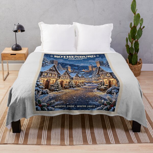 Item preview, Germany — Rothenburg ob der Tauber — Christmas Village designed and sold by DibujandoPorfa.