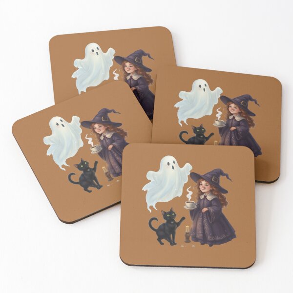 Artikelvorschau, Coffee Crew with cat - Halloween for coffee lovers entworfen und verkauft von ParadoxParadox.