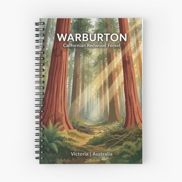 Item preview, Warburton Californian Redwood Forest Victoria Australian Nature designed and sold by NeighbourlyHues.
