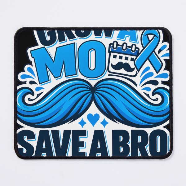 Item preview, Grow a Mo, Save a Bro – Movember Mustache Awareness designed and sold by ZACKLAB.