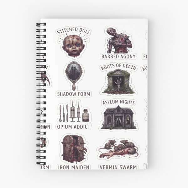 Item preview, Dark Macabre Horror Autopsy Specimen Gothic Sticker Sheet designed and sold by CalineczkaStudio.