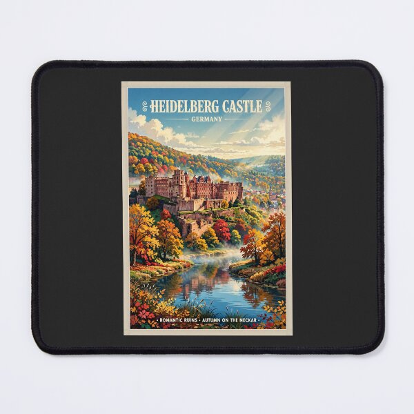 Item preview, Germany — Heidelberg Castle — Crimson Autumn designed and sold by DibujandoPorfa.