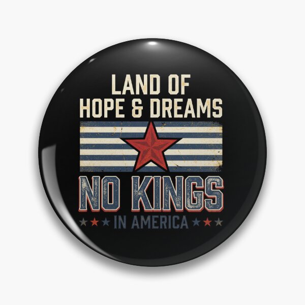Item preview, Land of Hope and Dreams No Kings in America Patriotic Design designed and sold by FouChan.