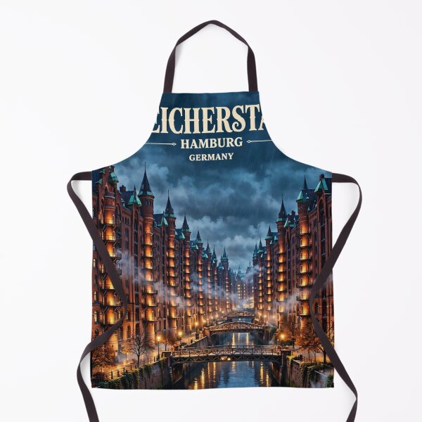 Item preview, Germany — Hamburg Speicherstadt — Reflections in the Rain designed and sold by DibujandoPorfa.