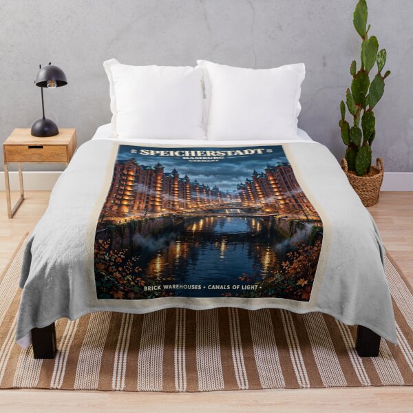 Item preview, Germany — Hamburg Speicherstadt — Reflections in the Rain designed and sold by DibujandoPorfa.