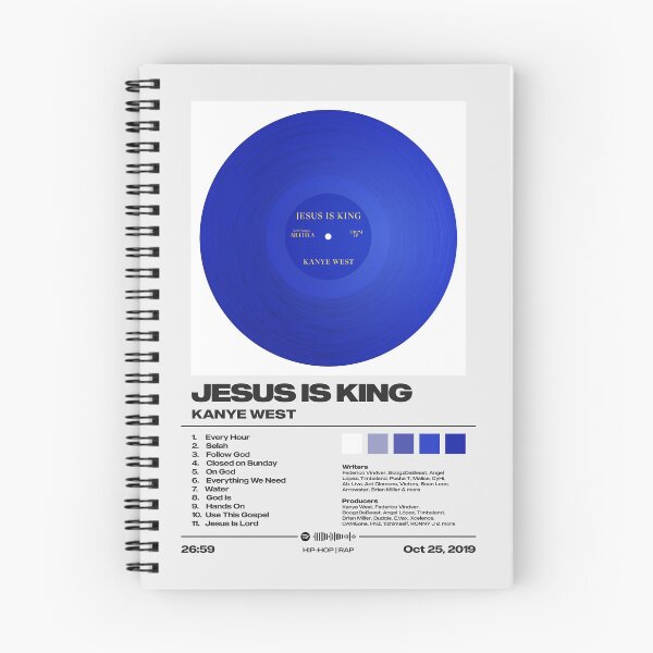 Item preview, Jesus Is King by Kanye West - Tracklist Art designed and sold by FourthWall Prints.