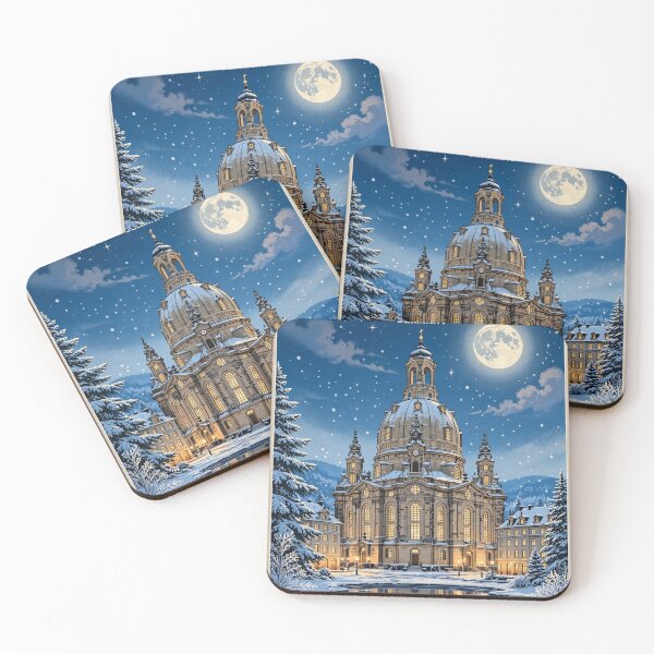 Item preview, Germany — Dresden Frauenkirche — Moonlit Baroque designed and sold by DibujandoPorfa.