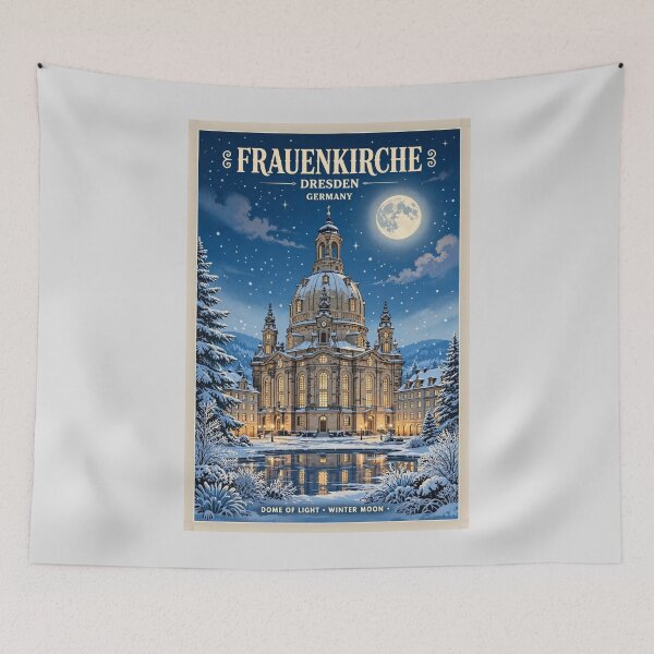 Item preview, Germany — Dresden Frauenkirche — Moonlit Baroque designed and sold by DibujandoPorfa.