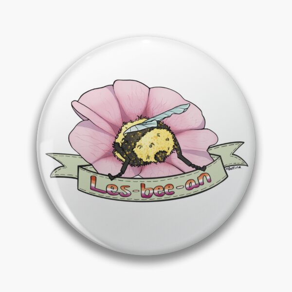 Item preview, Les-be-an bumble bum in flower designed and sold by bettinadoodles.