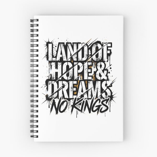 Item preview, Land of Hope and Dreams No Kings Urban Grunge Typography designed and sold by FouChan.