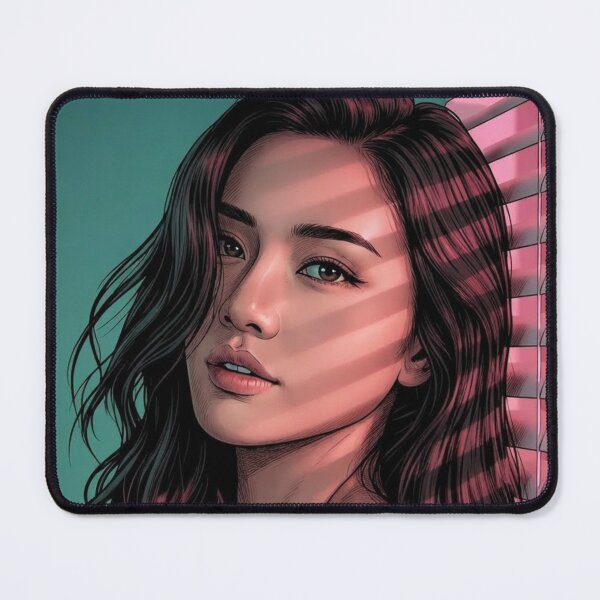 Item preview, FreenBecky Blinded Love Thai GL Sapphic Actress LGBTQ+ Cartoon Decor Comic Wall Art Print Poster Shirt Clock Blanket KDrama designed and sold by Mind Space.
