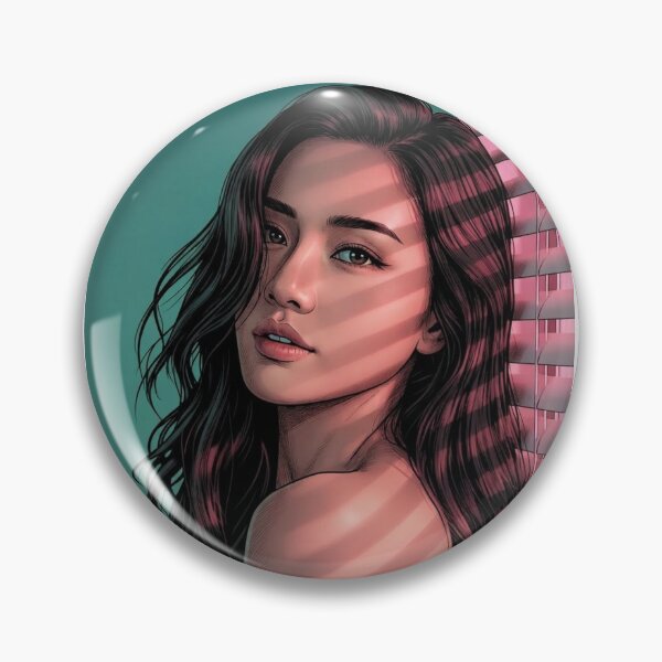 Item preview, FreenBecky Blinded Love Thai GL Sapphic Actress LGBTQ+ Cartoon Decor Comic Wall Art Print Poster Shirt Clock Blanket KDrama designed and sold by Mind Space.