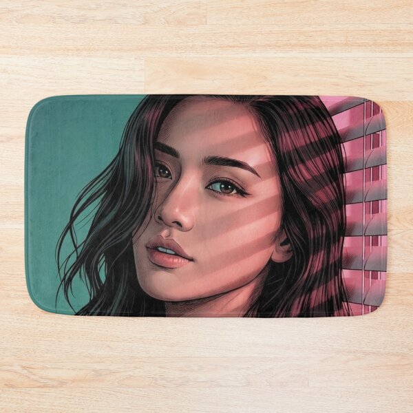 Item preview, FreenBecky Blinded Love Thai GL Sapphic Actress LGBTQ+ Cartoon Decor Comic Wall Art Print Poster Shirt Clock Blanket KDrama designed and sold by Mind Space.