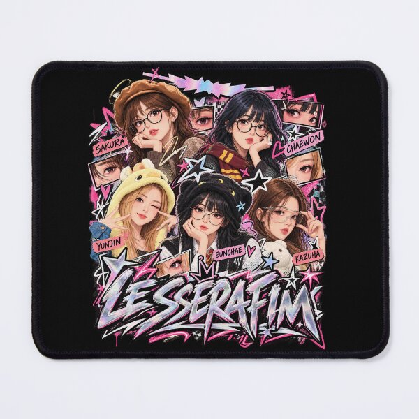 Item preview, LE SSERAFIM Fan Art – FEARNOT K-Pop Girl Group Aesthetic designed and sold by Kimheawon.