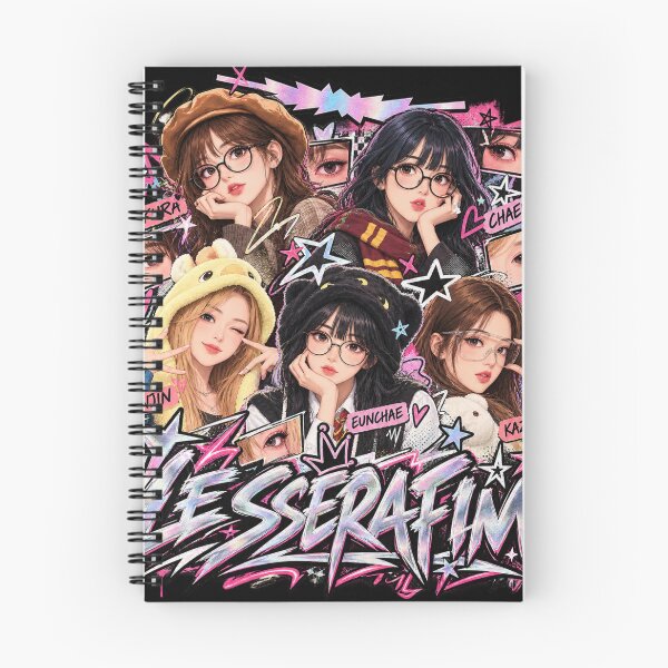 Item preview, LE SSERAFIM Fan Art – FEARNOT K-Pop Girl Group Aesthetic designed and sold by Kimheawon.