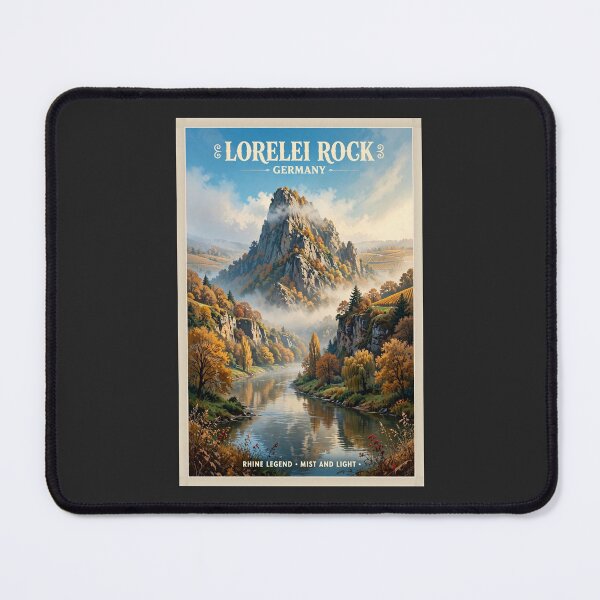 Item preview, Germany — Lorelei Rock — Legends of the Rhine designed and sold by DibujandoPorfa.