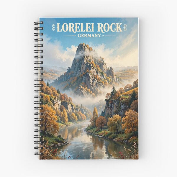Item preview, Germany — Lorelei Rock — Legends of the Rhine designed and sold by DibujandoPorfa.