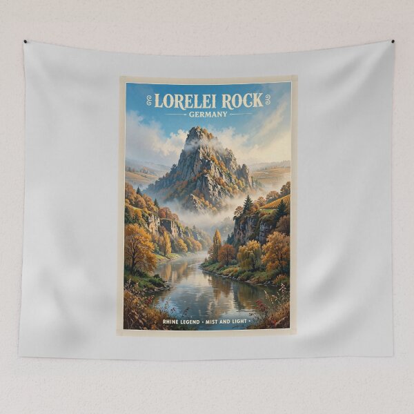 Item preview, Germany — Lorelei Rock — Legends of the Rhine designed and sold by DibujandoPorfa.