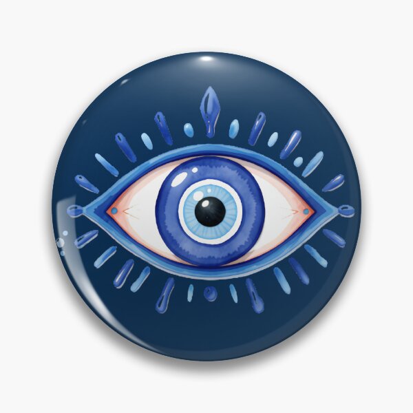 Item preview, Protective Eye Watercolor Sacred Amulet of Light designed and sold by keythxctrs.