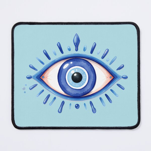 Item preview, Protective Eye Watercolor Sacred Amulet of Light designed and sold by keythxctrs.