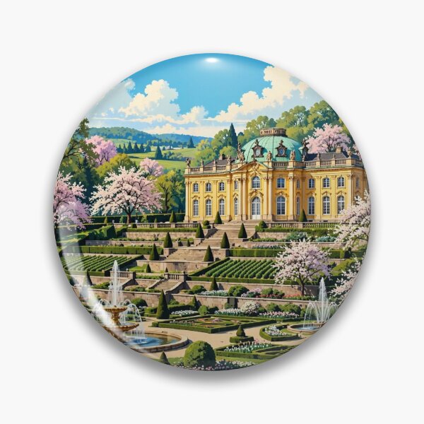 Item preview, Germany — Sanssouci Palace — Royal Springtime designed and sold by DibujandoPorfa.