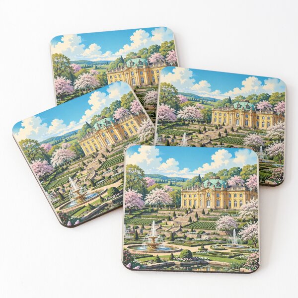 Item preview, Germany — Sanssouci Palace — Royal Springtime designed and sold by DibujandoPorfa.
