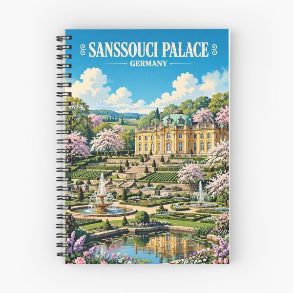 Item preview, Germany — Sanssouci Palace — Royal Springtime designed and sold by DibujandoPorfa.