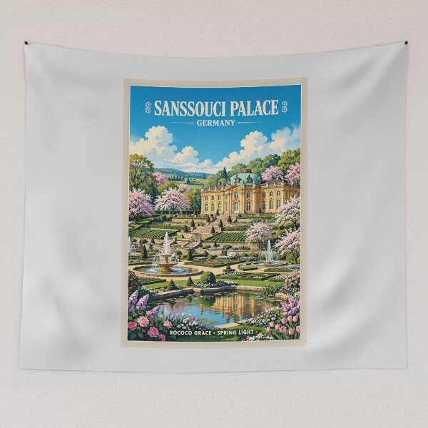 Item preview, Germany — Sanssouci Palace — Royal Springtime designed and sold by DibujandoPorfa.
