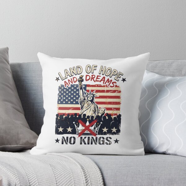 Item preview, Land of Hope and Dreams No Kings Patriotic Statue of Liberty Design designed and sold by FouChan.