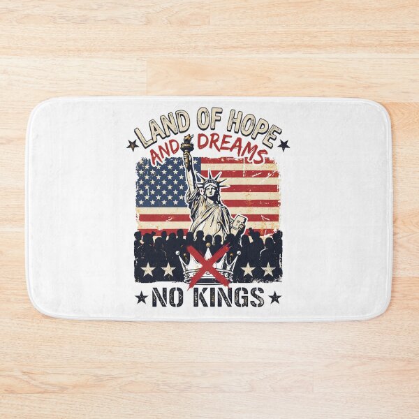 Item preview, Land of Hope and Dreams No Kings Patriotic Statue of Liberty Design designed and sold by FouChan.