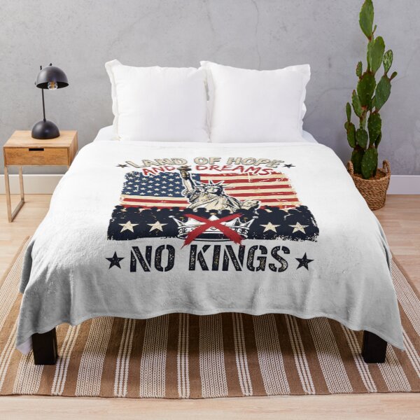 Item preview, Land of Hope and Dreams No Kings Patriotic Statue of Liberty Design designed and sold by FouChan.