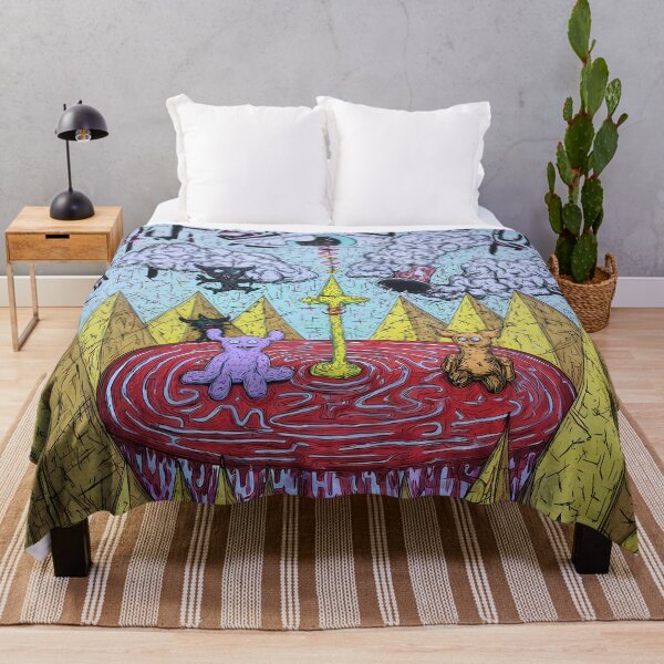 Item preview, Psychedelic Occult Pyramids Eye Alien Creatures Art designed and sold by Lunat1kk.