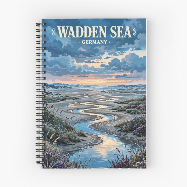Item preview, Germany — Wadden Sea — The Silver Tidal World designed and sold by DibujandoPorfa.