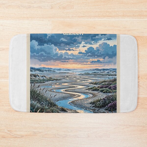 Item preview, Germany — Wadden Sea — The Silver Tidal World designed and sold by DibujandoPorfa.