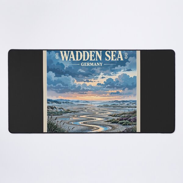 Item preview, Germany — Wadden Sea — The Silver Tidal World designed and sold by DibujandoPorfa.