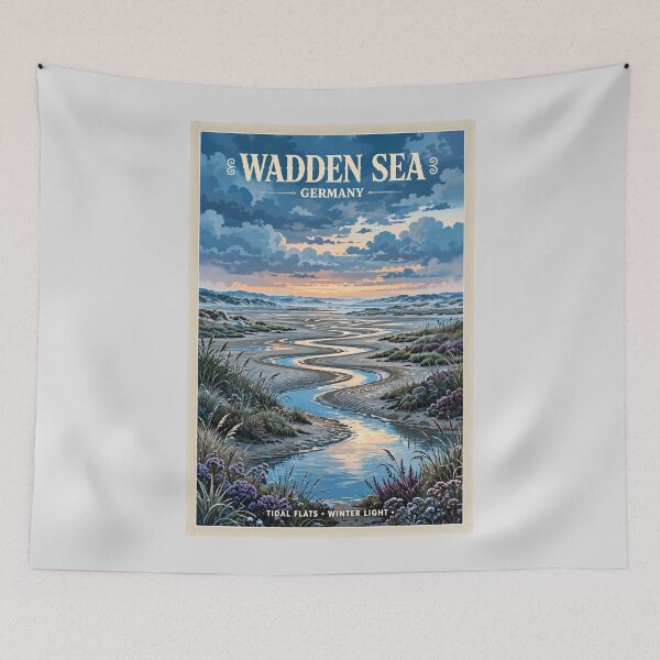 Item preview, Germany — Wadden Sea — The Silver Tidal World designed and sold by DibujandoPorfa.