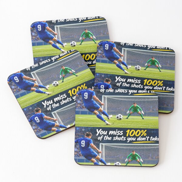 Item preview, Soccer. You Miss 100% Of The Shots You Don't Take. designed and sold by MacjarrGems.