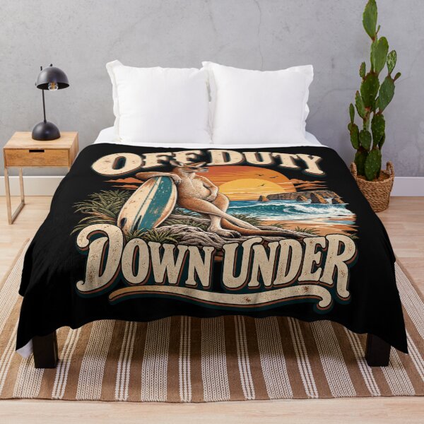 Item preview, Australian Kangaroo Surf Beach designed and sold by dhmnee.