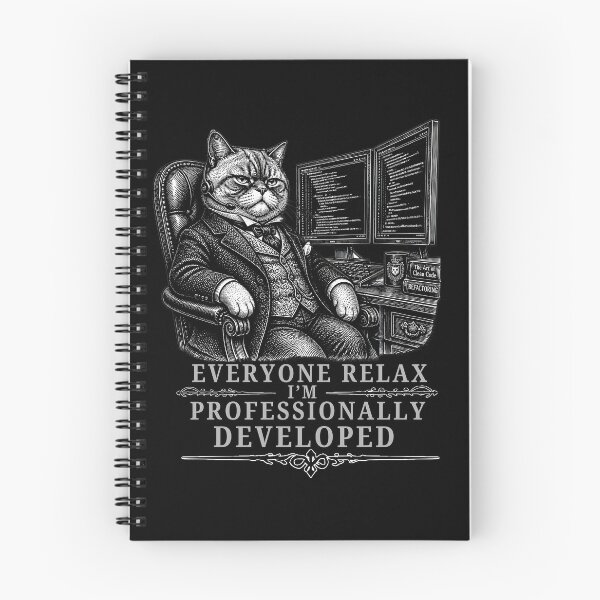 Item preview, Everyone Relax I'm Professionally Developed Kitten Tech Lead Boss Humor Gifts designed and sold by LeSoniPapaPrint.