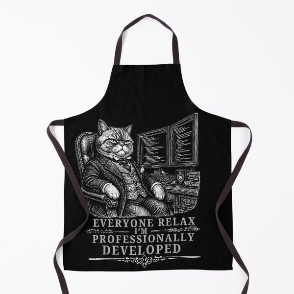 Artikelvorschau, Alle mal entspannen, ich bin ein professionell entwickeltes Kätzchen, Tech Lead Boss, Humorvolle Geschenke entworfen und verkauft von LeSoniPapaPrint.