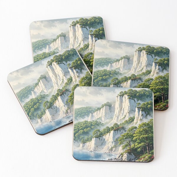 Item preview, Germany — Rügen Chalk Cliffs — White Cliffs of the North designed and sold by DibujandoPorfa.
