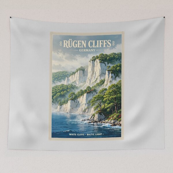 Item preview, Germany — Rügen Chalk Cliffs — White Cliffs of the North designed and sold by DibujandoPorfa.