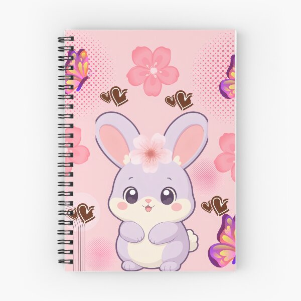 Item preview, Cute Purple Bunny Cherry Blossom designed and sold by Azurart2.