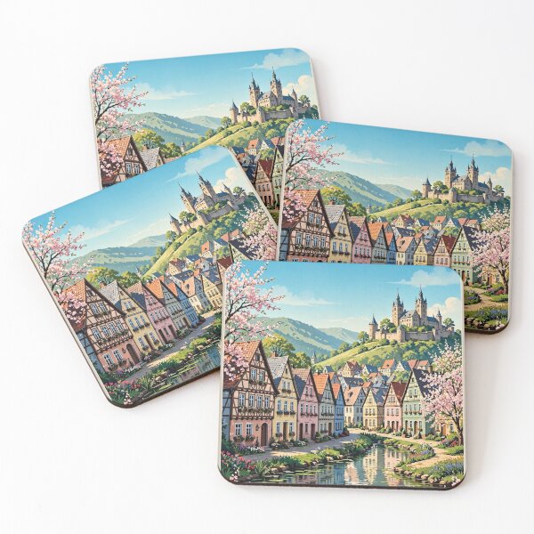 Item preview, Germany — Quedlinburg — Half-Timbered Dreams designed and sold by DibujandoPorfa.