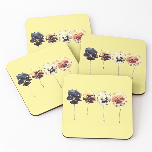 Item preview, Vintage pretty pastel coloured pansies designed and sold by stevepaint.