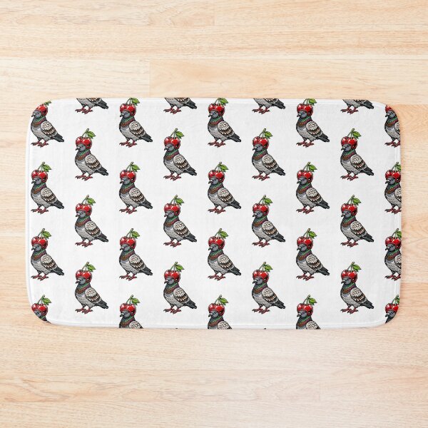 Item preview, Pigeon Wearing a Cherry Hat designed and sold by orange-grape.