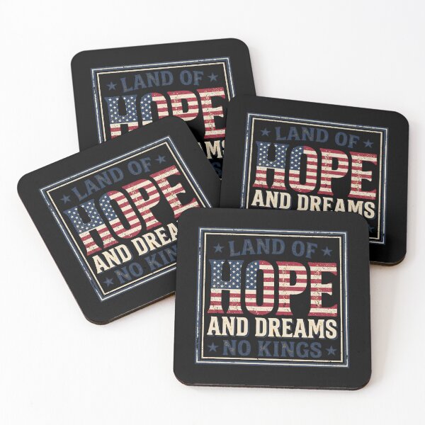 Item preview, Land of Hope and Dreams No Kings Patriotic American Flag designed and sold by FouChan.