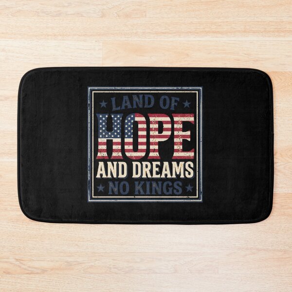 Item preview, Land of Hope and Dreams No Kings Patriotic American Flag designed and sold by FouChan.