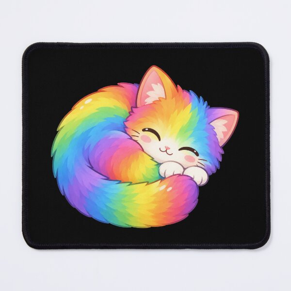 Item preview, Sleeping Rainbow Kitten designed and sold by thetshirtworks.