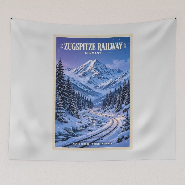 Item preview, Germany — Zugspitze Railway — Journey Through the Snow designed and sold by DibujandoPorfa.